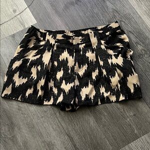RACHEL Rachel Roy Black and Tan High Waist Shorts